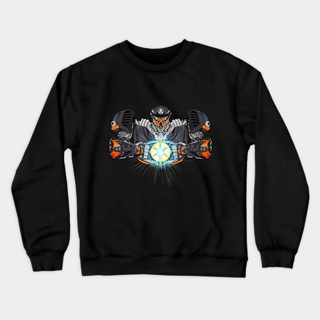 TRANSFORMERS HOT ROD LAST KNIGHT MATRIX Crewneck Sweatshirt by nicitadesigns